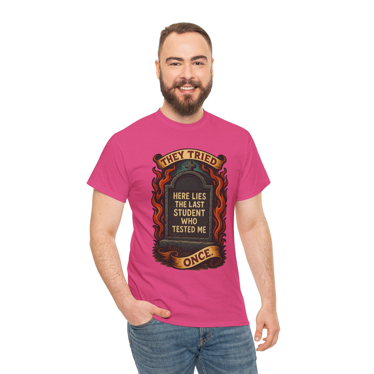 Funny Student Tribute Tee, Unisex Graphic Shirt, Back to School Apparel, Graduation Gift, Teacher Humor Clothing