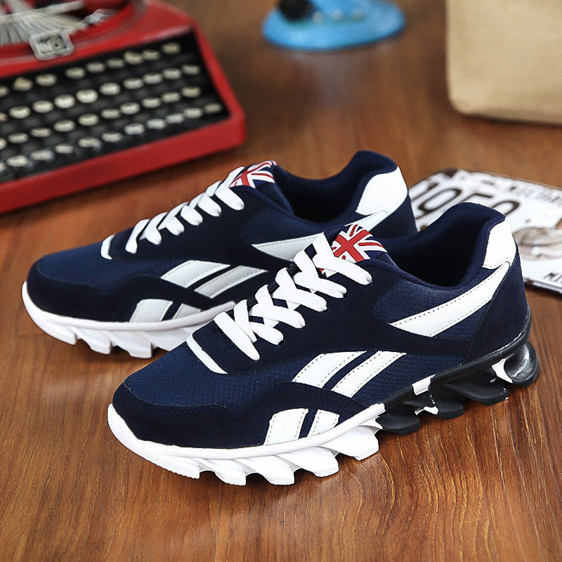 Mens Sport Sneakers Light Breathable Running Shoes Outdoor Comfortable Leisure Lace Up Gym Shoes Fashion High Quality Sneakers Slip On Walking Athletic Sneakers