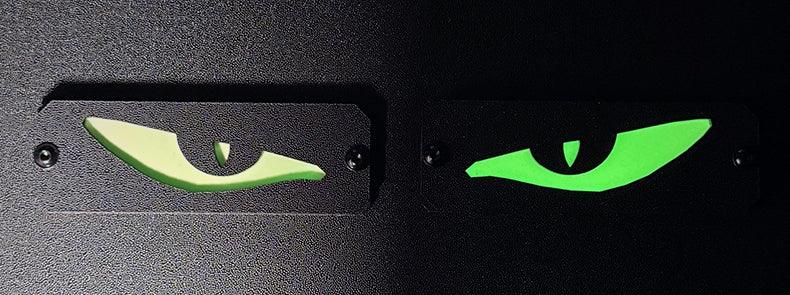 Motorcycle Glow-in-the-Dark 3D Warning Sticker