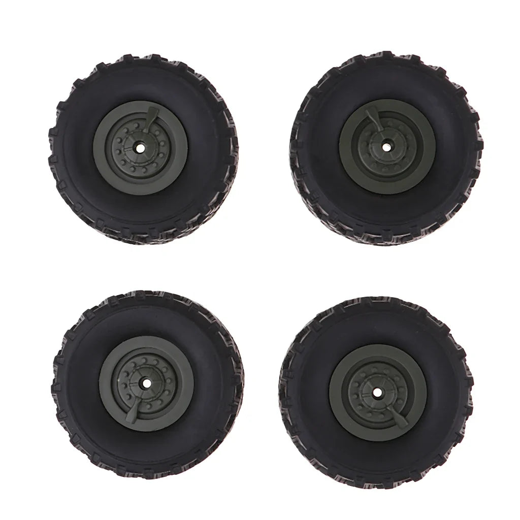 Rubber Tire & Wheel Set