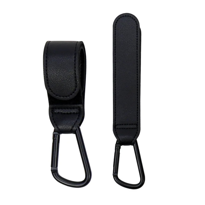 1 PCS PU Leather Baby Bag Stroller Hook 360 Degree Rotatable Multi Purpose Pram Hook Baby Stroller Accessories