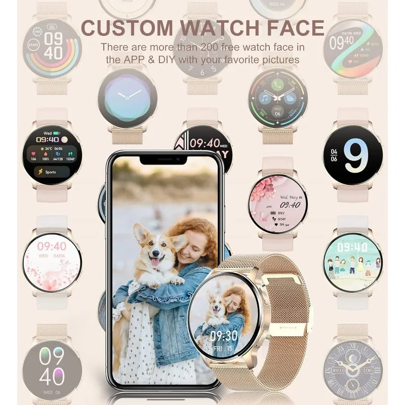 Women’s Smartwatch Call & Fitness Tracker 1.32" HD