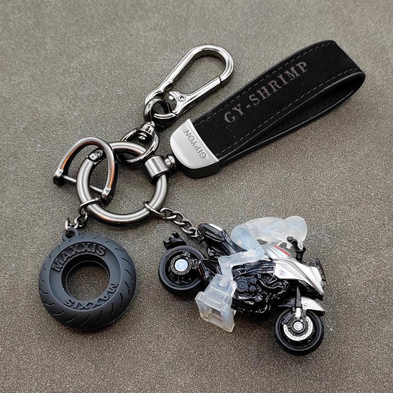 Suzuki Alloy Motorcycle Keychain