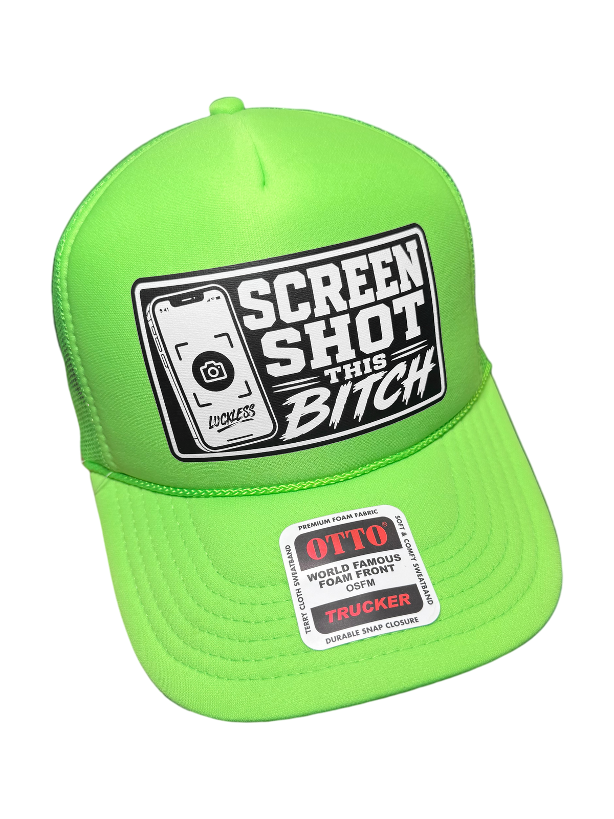Screen Shot Foam Snapback