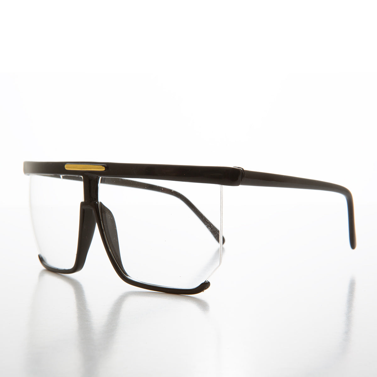 Flat Top Protective Safety Eyeglasses - Plot