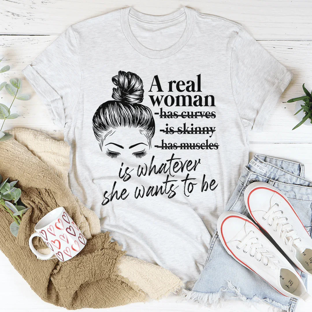 "A Real Woman Can Do It All" – Empowering Relationship Graphic Tee