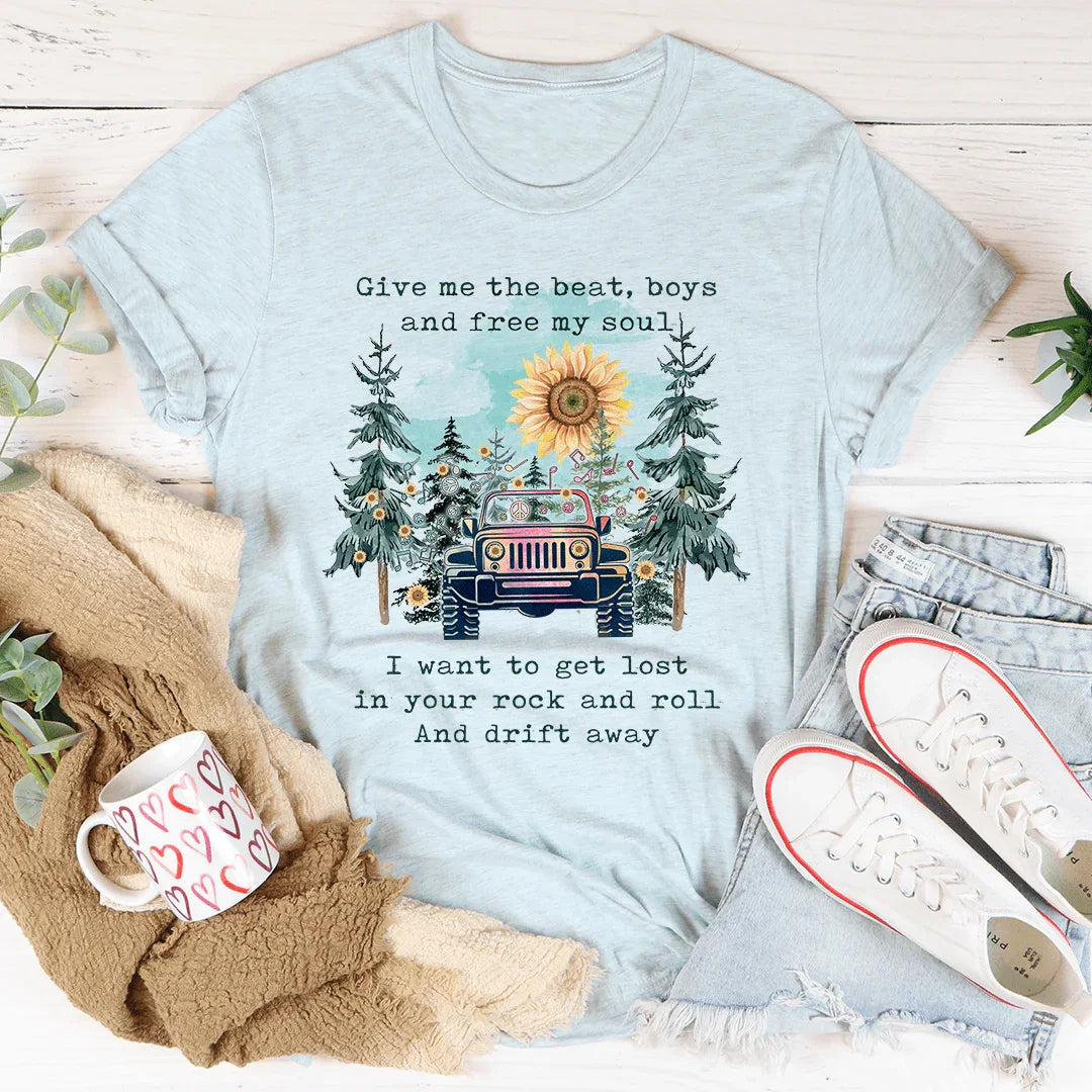Boho Jeep Floral Graphic T-Shirt – Vintage Off-Road Adventure Tee