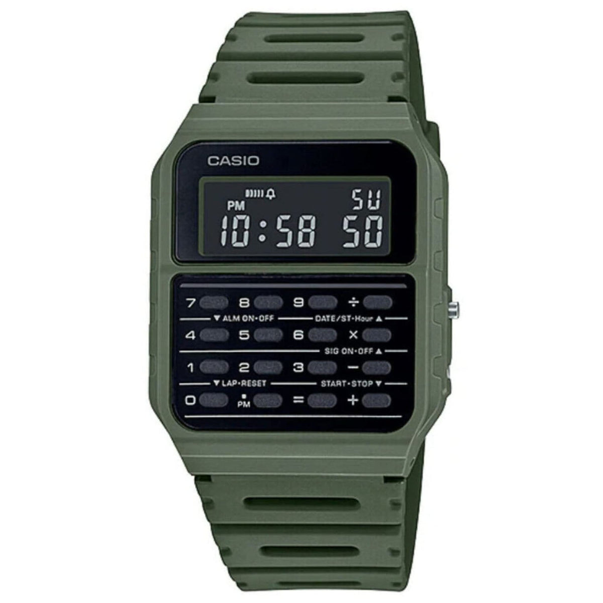 Casio Men's Data Bank Black Dial Watch - CA53WF-3B