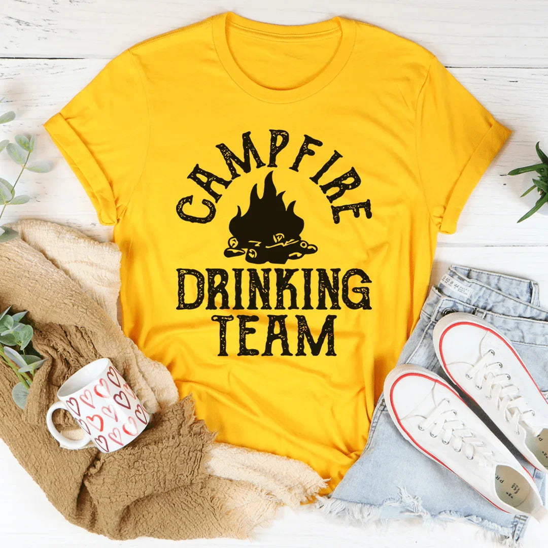 Campfire Drinking Team Tee