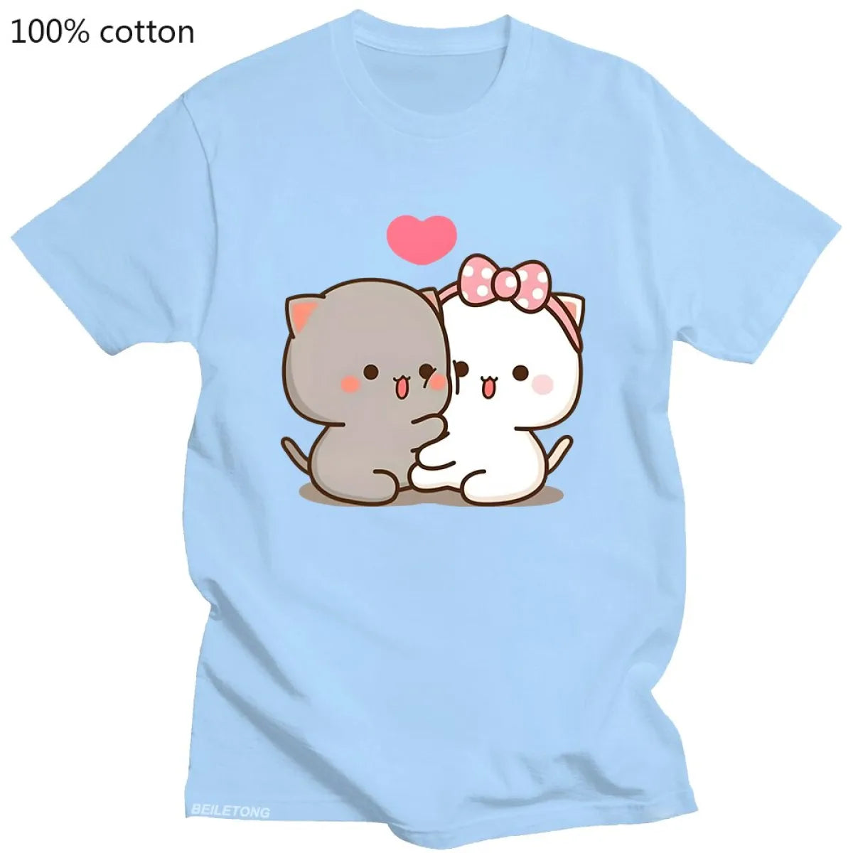 Cute Peach Cat T-Shirt
