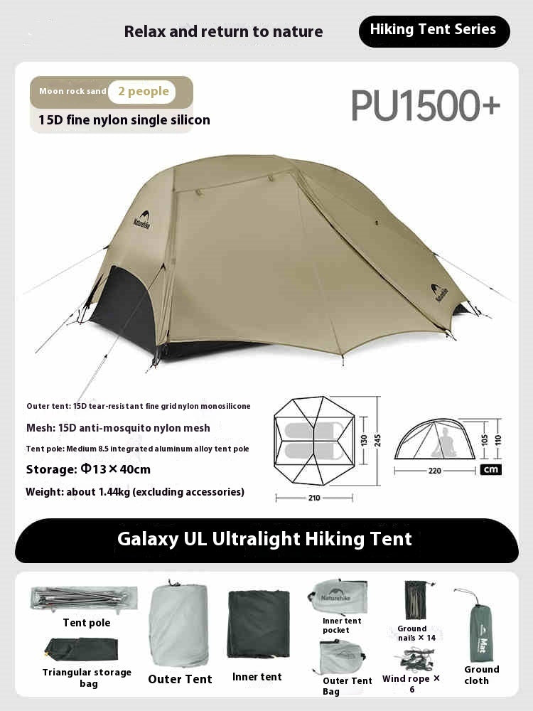 Ultralight Hiking Climbing Tent Double Outdoor Camping Equipment