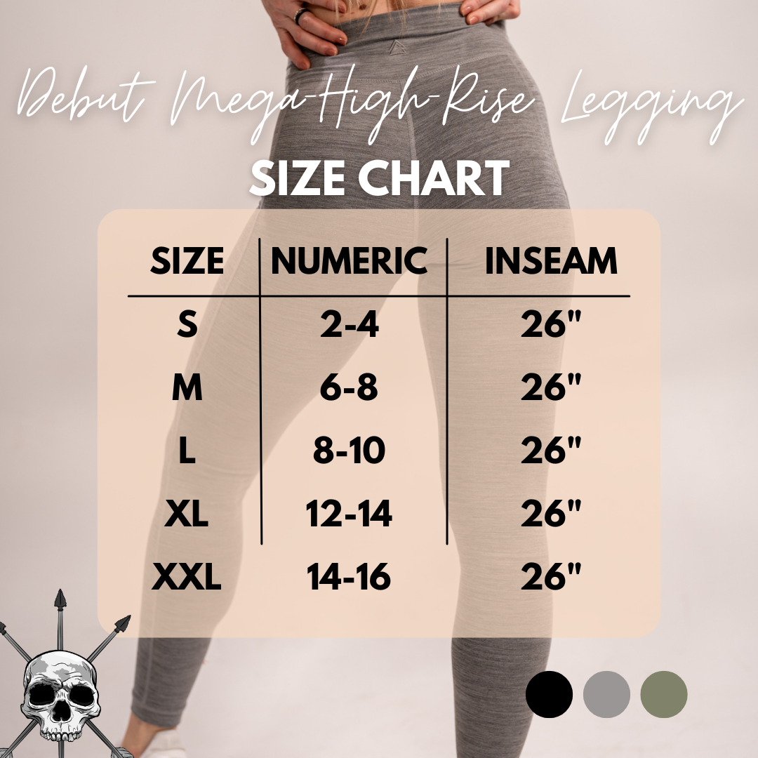 WOMEN'S | DEBUT MEGA-HIGH-RISE LEGGING : IVY