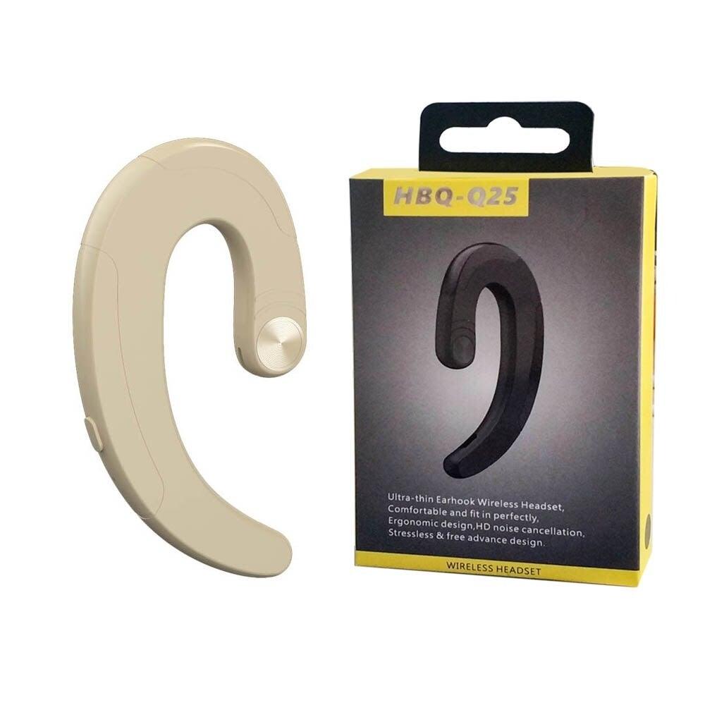 Modern Wireless Bluetooth Headphone Single Earphone Earbuds Exquisite Headset Wireless Bone Conduction Earphones Business Earbuds Bluetooth 4.1 Headphones Over Ear Hooks Handsfree Bone Conduction Earphones Headphones With Microphone