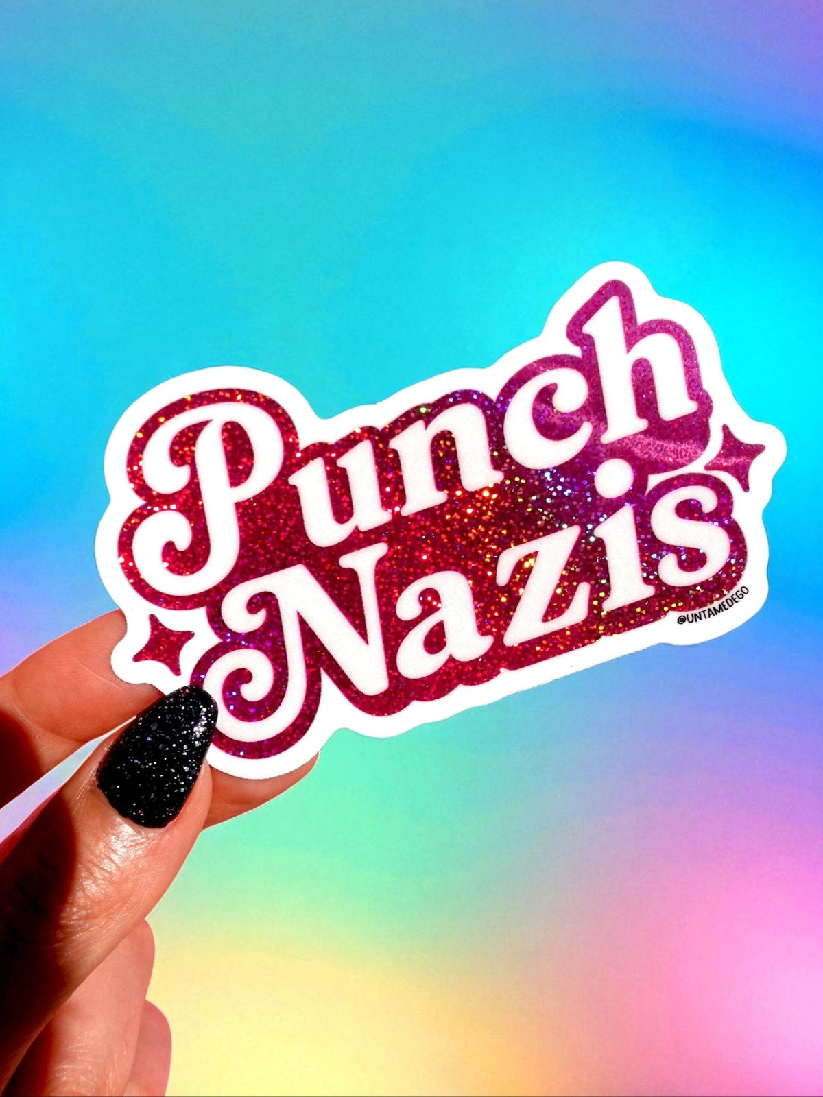 Punch Nazis Sticker