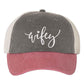 Embroidered Wifey/Hubby Trucker Hat – Anniversary Gift Cap