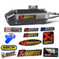Motorcycle Exhaust Brand Sticker