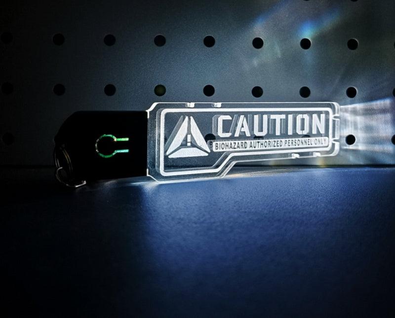 Cyberpunk LED Rechargeable Motorcycle Keychain