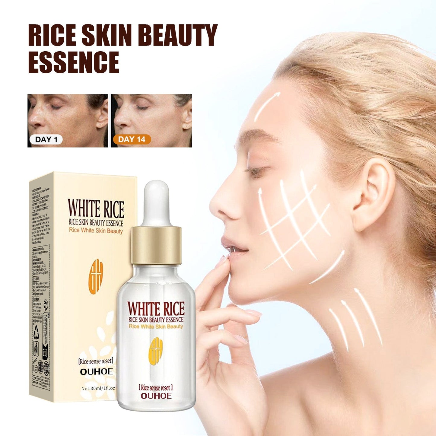 Rice Anti-Wrinkle Firming Whitening Essence