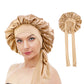 Solid Color Simulation Silk Elastic Ribbon Colored Ding Round Hat
