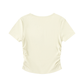 Loki & Ivy Ruched Bodycon Crop Top