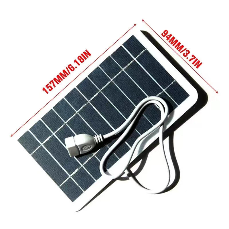 Portable 2W Solar Panel USB Charger