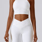 Moderate Support Racerback Tank with Cutout Detail