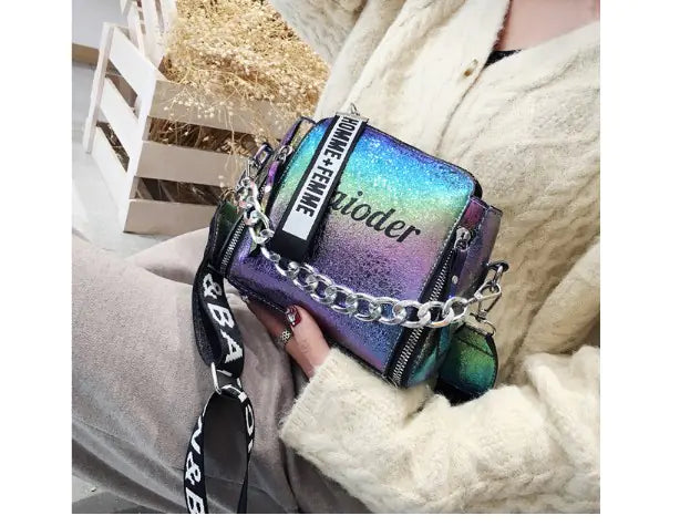Trendy Crossbody Bag with Strap
