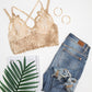 Live In Lace Bralette in Taupe **FINAL SALE**