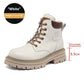 Genuine Leather Elevator Martin Boots Women's Thick Bottom All-matching