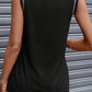 Sequin US Flag Round Neck Tank