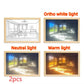 Illuminated Picture LED Decorative Light Painting Bedside Picture Style Creative Modern Simulate Sunshine Drawing Night Light Gift