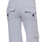 Mid Waist Pants with Pockets
