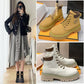 Genuine Leather Elevator Martin Boots Women's Thick Bottom All-matching