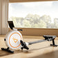 DeerRun RW600 Adjustable 32-Level Magnetic Resistance Long Slide Rail Smart Rowing Machine with PitPat App
