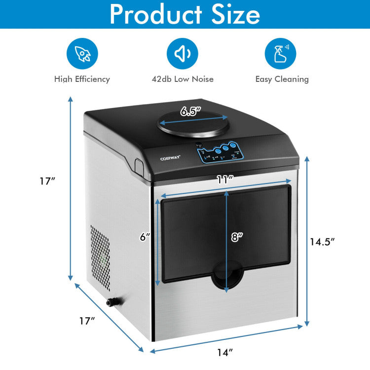 2-in-1 Ice Maker & Water Dispenser