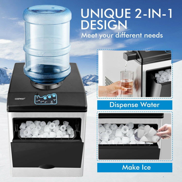 2-in-1 Ice Maker & Water Dispenser