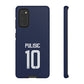 Christian Pulisic Precision Armor – Dual-Layer Durability & Sleek Fit | Compatible with iPhone 8 to 16 Pro Max & Samsung Galaxy S10 to S25 Ultra
