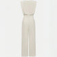 Women’s wide-leg short sleeve jumpsuit