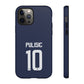Christian Pulisic Precision Armor – Dual-Layer Durability & Sleek Fit | Compatible with iPhone 8 to 16 Pro Max & Samsung Galaxy S10 to S25 Ultra