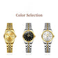 Women's 33mm Fluted Bezel Quartz Date Watch