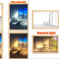 Illuminated Picture LED Decorative Light Painting Bedside Picture Style Creative Modern Simulate Sunshine Drawing Night Light Gift