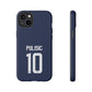 Christian Pulisic Precision Armor – Dual-Layer Durability & Sleek Fit | Compatible with iPhone 8 to 16 Pro Max & Samsung Galaxy S10 to S25 Ultra