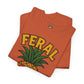 Feral Evil Pineapple Shirt – Aggressive Fruit Trashcore Tee – Gildan 5000 Unisex