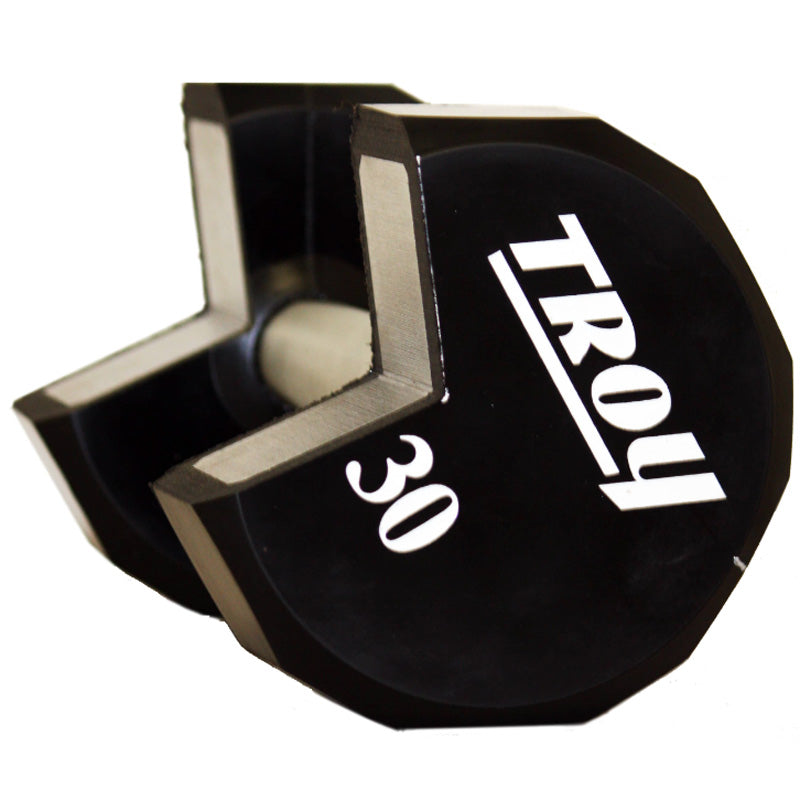 650lb 12-Sided Urethane 55-75lb Dumbbell Set by Troy Barbell