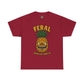 Feral Evil Pineapple Shirt – Aggressive Fruit Trashcore Tee – Gildan 5000 Unisex