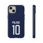 Christian Pulisic Precision Armor – Dual-Layer Durability & Sleek Fit | Compatible with iPhone 8 to 16 Pro Max & Samsung Galaxy S10 to S25 Ultra