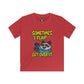 Sometimes I Flap Get Over It Raccoon Shirt – Autism Awareness Kids Tee