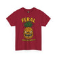 Feral Evil Pineapple Shirt – Aggressive Fruit Trashcore Tee – Gildan 5000 Unisex