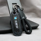 Motorcycle Carbon Fiber Leather Keychain