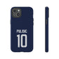 Christian Pulisic Precision Armor – Dual-Layer Durability & Sleek Fit | Compatible with iPhone 8 to 16 Pro Max & Samsung Galaxy S10 to S25 Ultra